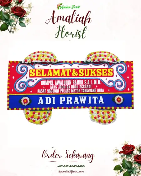 Papan Bunga Ucapan Selamat Loang Maka